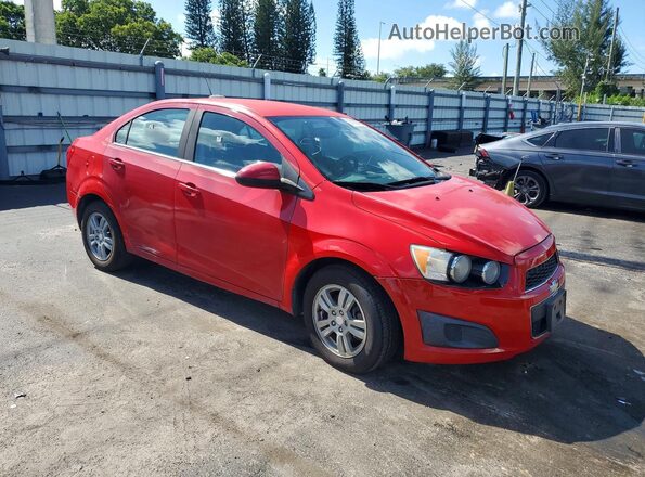 1G1JC5SH5G4184942 2016 CHEVROLET SONIC Red Передня права чверть