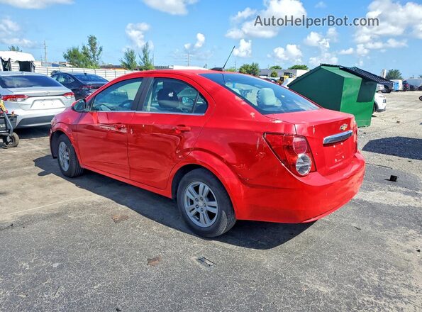 1G1JC5SH5G4184942 2016 CHEVROLET SONIC Red Задня ліва чверть
