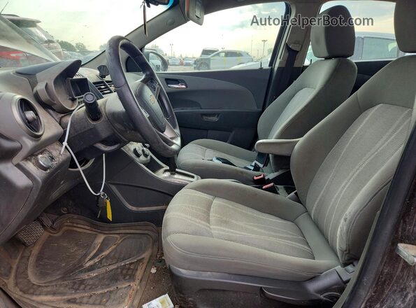 1G1JC5SH7G4177037 2016 CHEVROLET SONIC Black Սալոնի դիմացի տեսք