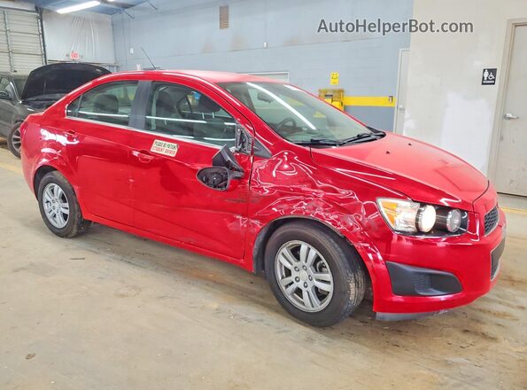 1G1JC5SHXG4119388 2016 CHEVROLET SONIC Red Передня права чверть