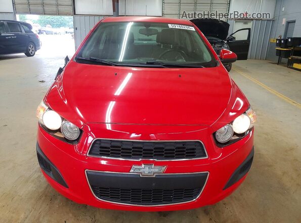 1G1JC5SHXG4119388 2016 CHEVROLET SONIC Red Вид спереду