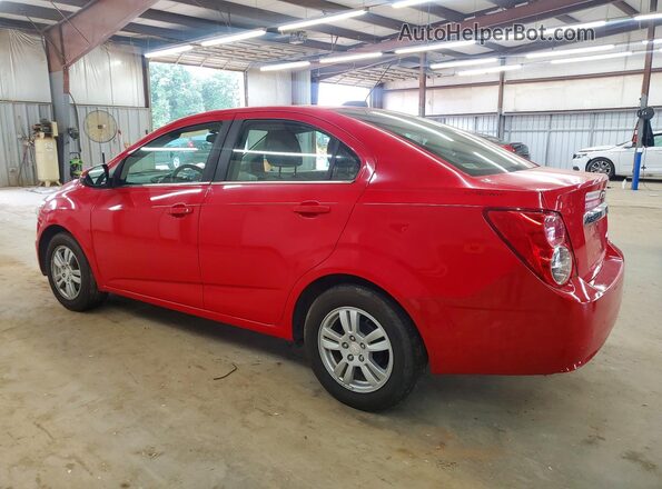 1G1JC5SHXG4119388 2016 CHEVROLET SONIC Red Задня ліва чверть