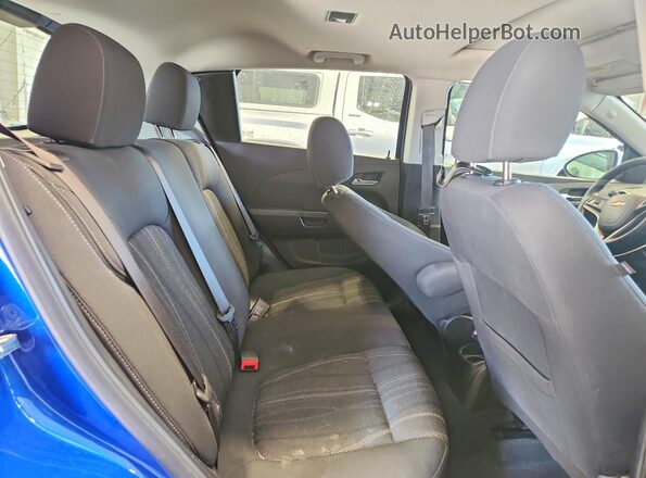 1G1JC6SB7G4135386 2016 CHEVROLET SONIC Blue Вид задніх сидінь