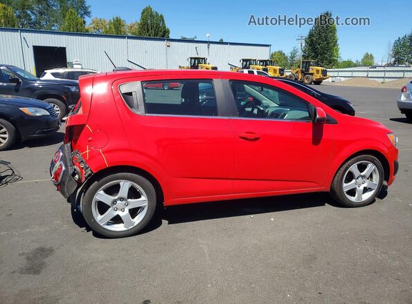 1G1JC6SB8G4175363 2016 CHEVROLET SONIC Red Задня права чверть