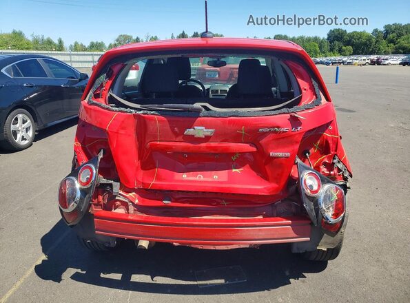 1G1JC6SB8G4175363 2016 CHEVROLET SONIC Red Вид ззаду