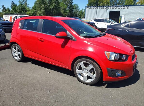 1G1JC6SB8G4175363 2016 CHEVROLET SONIC Red Передня права чверть