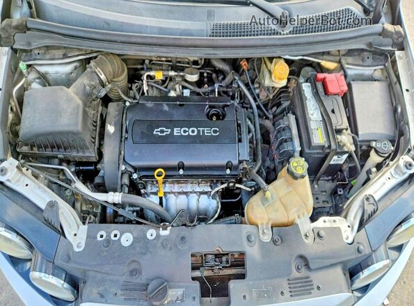 1G1JC6SH9G4115984 2016 CHEVROLET SONIC Silver Vista interior trasera