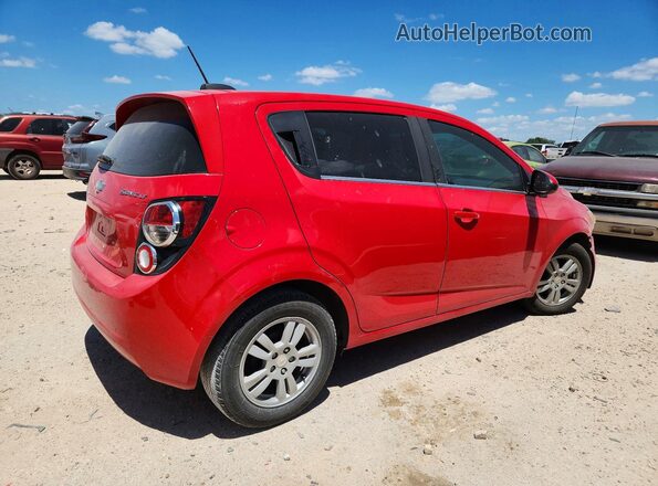1G1JC6SHXG4144913 2016 CHEVROLET SONIC Red Trasero derecho