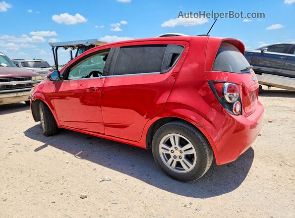 1G1JC6SHXG4144913 2016 CHEVROLET SONIC Red Trasero izquierdo