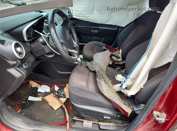 1G1JD5SB3L4121941 2020 CHEVROLET SONIC Burgundy Front interior view