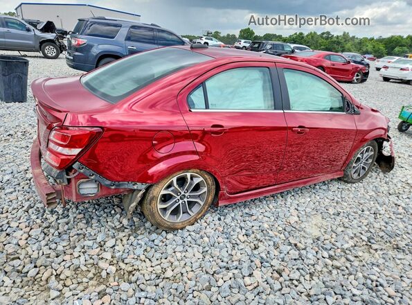 1G1JD5SB3L4121941 2020 CHEVROLET SONIC Burgundy Rear right