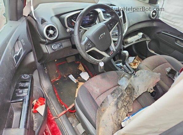 1G1JD5SB3L4121941 2020 CHEVROLET SONIC Burgundy Dashboard view
