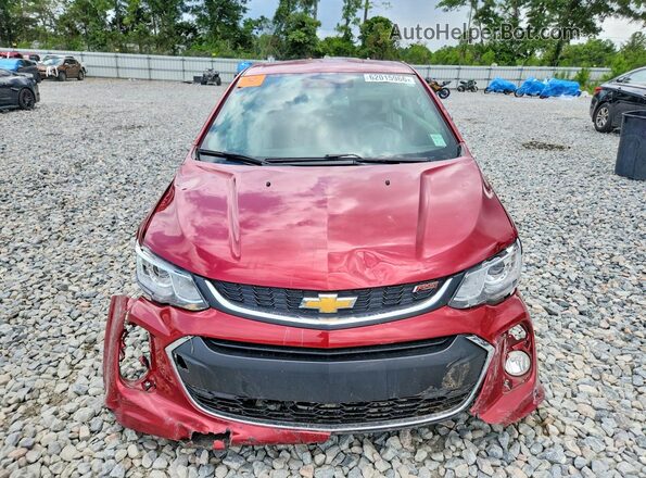 1G1JD5SB3L4121941 2020 CHEVROLET SONIC Burgundy Front view
