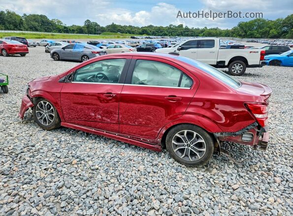 1G1JD5SB3L4121941 2020 CHEVROLET SONIC Burgundy Rear left