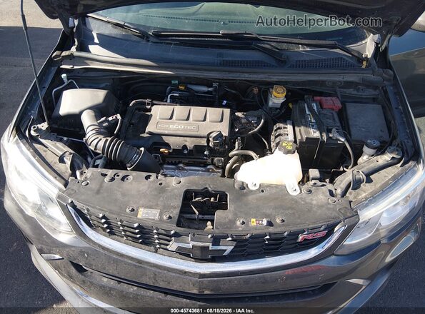 1G1JD5SB7K4136649 2019 CHEVROLET SONIC Gray Հետևի տեսք