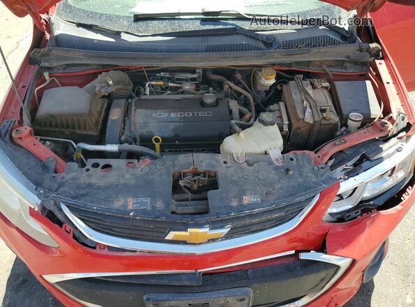 1G1JD5SH0H4174219 2017 CHEVROLET SONIC Red Rear interior view