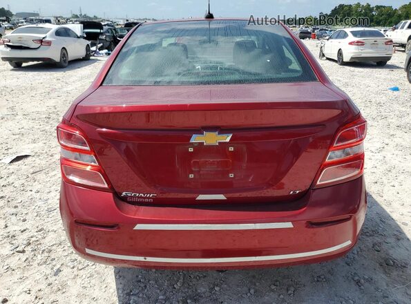 1G1JD5SH2J4119079 2018 CHEVROLET SONIC Красный Вид сзади