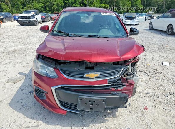 1G1JD5SH2J4119079 2018 CHEVROLET SONIC Красный Вид спереди