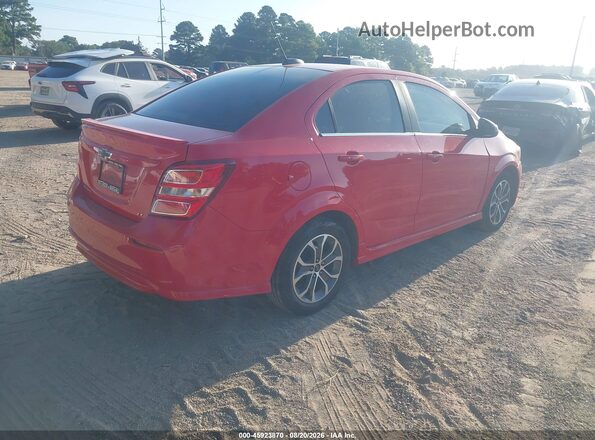 1G1JD5SH2J4119776 2018 CHEVROLET SONIC Red Trasero derecho