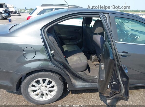 1G1JD5SH3H4176885 2017 CHEVROLET SONIC Gray VIN sticker view