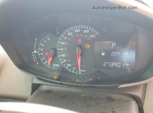 1G1JD5SH3J4103036 2018 CHEVROLET SONIC Burgundy Вид щитка приладів
