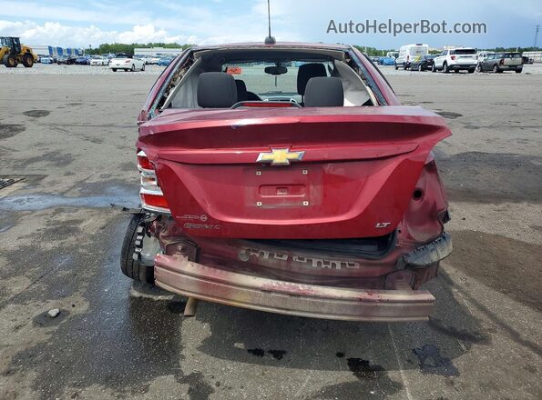 1G1JD5SH3J4103036 2018 CHEVROLET SONIC Burgundy Вид ззаду