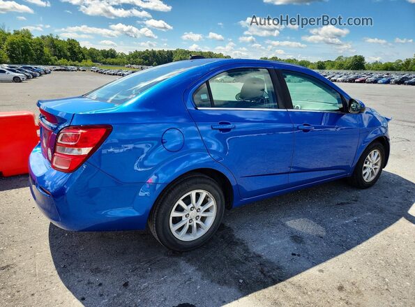 1G1JD5SH4H4113875 2017 CHEVROLET SONIC Blue წინა ხედი