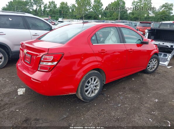 1G1JD5SH4H4125590 2017 CHEVROLET SONIC Red უკანა მარჯვენა