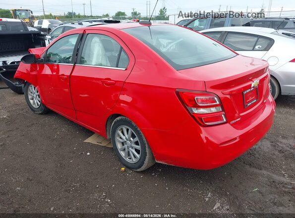 1G1JD5SH4H4125590 2017 CHEVROLET SONIC Red უკანა მარცხენა