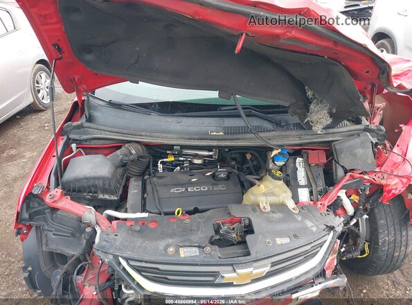 1G1JD5SH4H4125590 2017 CHEVROLET SONIC Red უკანა ხედი