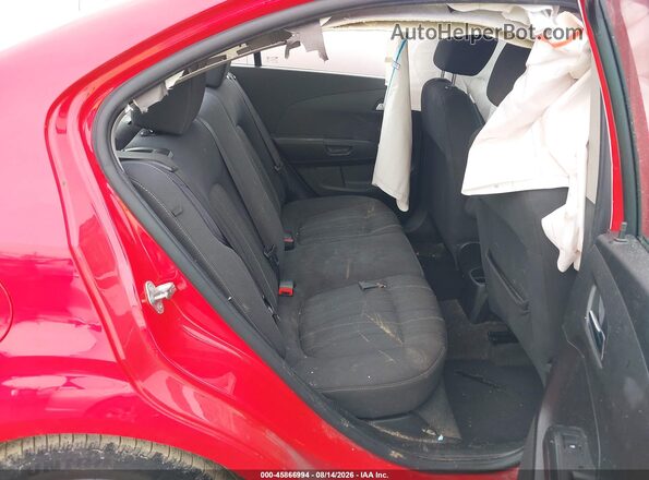 1G1JD5SH4H4125590 2017 CHEVROLET SONIC Red VIN კოდის სტიკერის ხედი