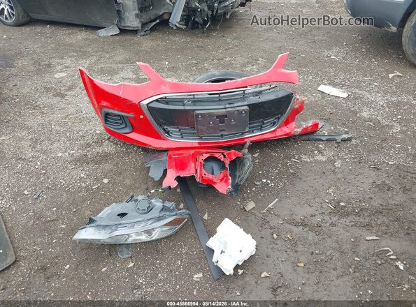 1G1JD5SH4H4125590 2017 CHEVROLET SONIC Red ხელსაწყოთა პანელის ხედი