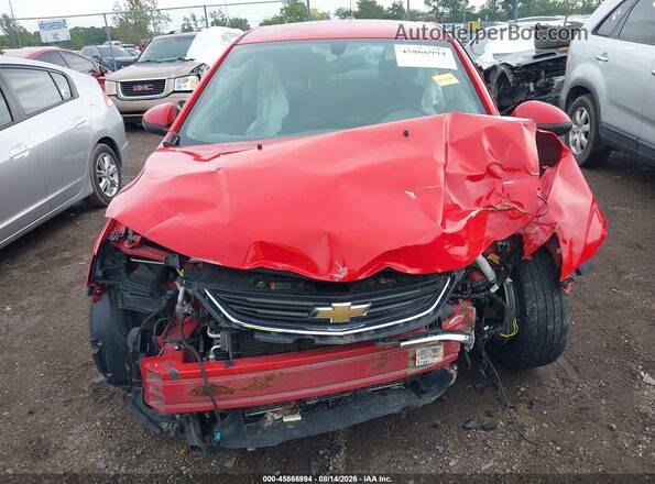 1G1JD5SH4H4125590 2017 CHEVROLET SONIC Red უკანა სალონის ხედი