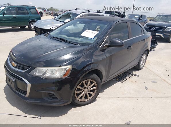1G1JD5SH4H4177253 2017 CHEVROLET SONIC Black Առջևի ձախ երեք քառորդ տեսարան