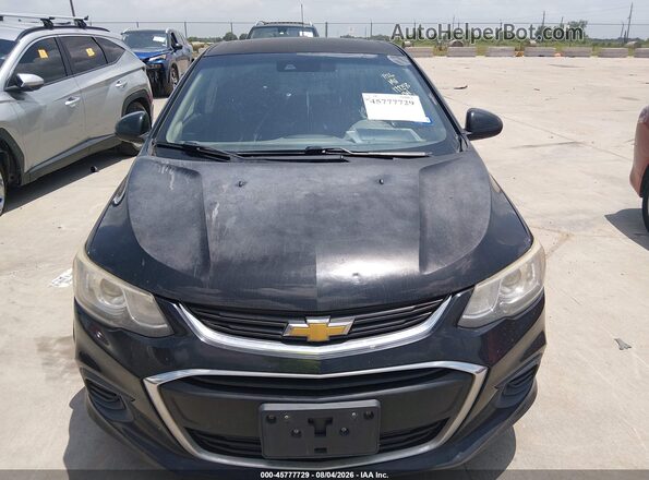 1G1JD5SH4H4177253 2017 CHEVROLET SONIC Black Դիմացի տեսք