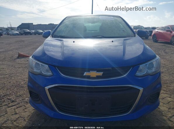 1G1JD5SH5H4100486 2017 CHEVROLET SONIC Синий Вид спереди