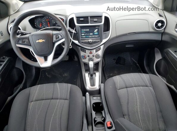 1G1JD5SH5H4155746 2017 CHEVROLET SONIC Gray Вид панелі приладів
