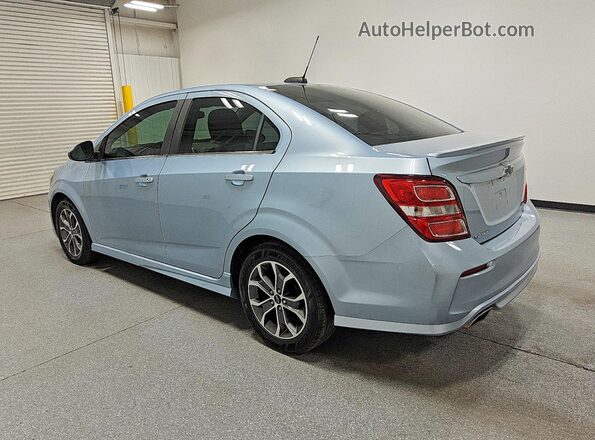 1G1JD5SH7J4113102 2018 CHEVROLET SONIC Blue Задня ліва чверть