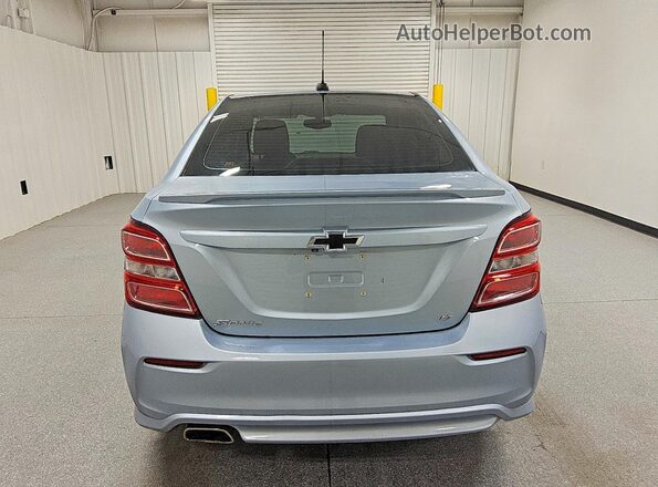 1G1JD5SH7J4113102 2018 CHEVROLET SONIC Blue Вид ззаду