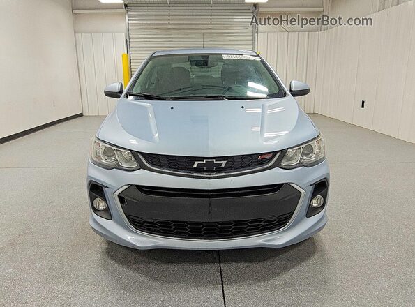 1G1JD5SH7J4113102 2018 CHEVROLET SONIC Blue Вид спереду