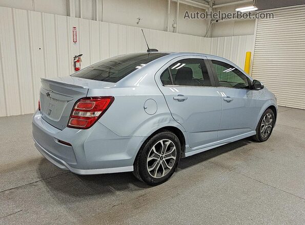 1G1JD5SH7J4113102 2018 CHEVROLET SONIC Blue Задня права чверть