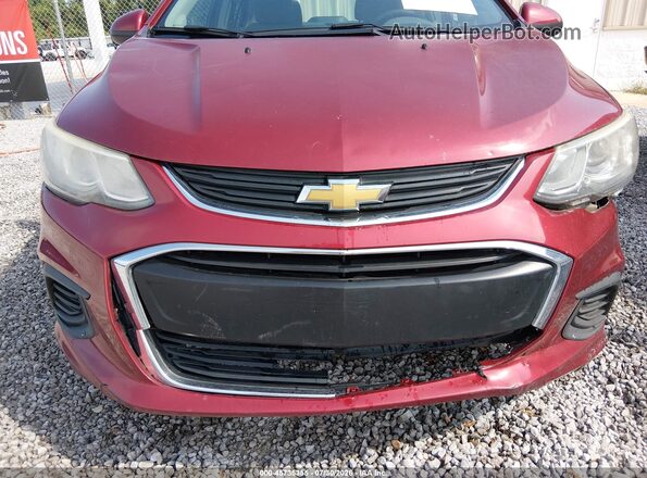 1G1JD5SH8H4124863 2017 CHEVROLET SONIC Красный Вид спереди