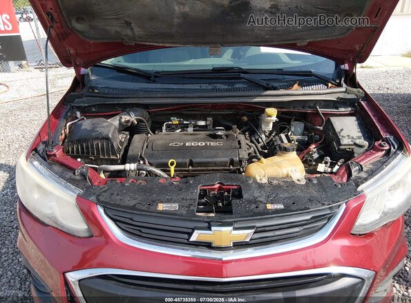 1G1JD5SH8H4124863 2017 CHEVROLET SONIC Красный Вид сзади