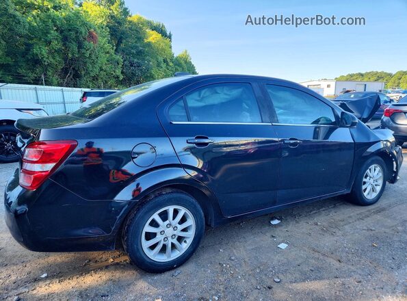 1G1JD5SH9J4137790 2018 CHEVROLET SONIC Black Trasero derecho
