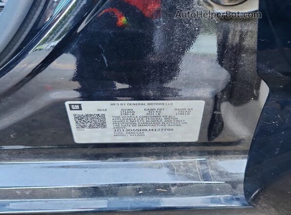 1G1JD5SH9J4137790 2018 CHEVROLET SONIC Black Vista del compartimento del motor