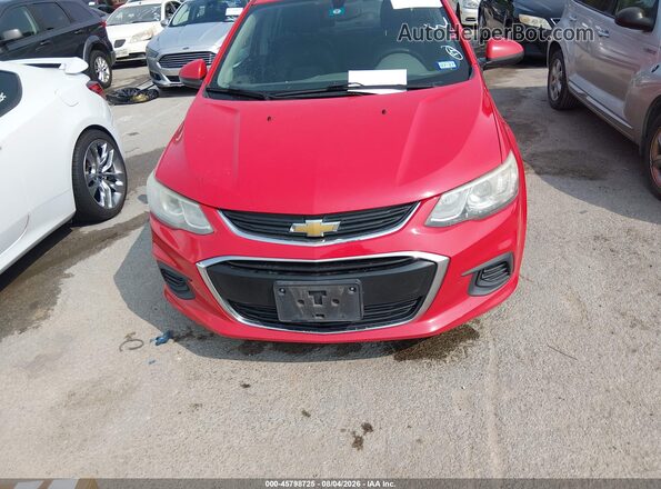 1G1JD5SHXH4167648 2017 CHEVROLET SONIC Red Widok z przodu