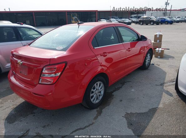 1G1JD5SHXH4167648 2017 CHEVROLET SONIC Red Tył prawy