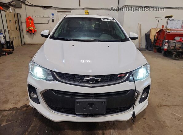 1G1JD6SB2J4127961 2018 CHEVROLET SONIC White წინა ხედი