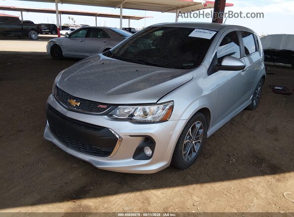 1G1JD6SH7H4159772 2017 CHEVROLET SONIC Серебряный Передняя левая четверть
