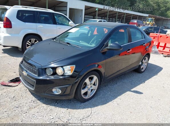 1G1JE5SB2G4135512 2016 CHEVROLET SONIC Black Առջևի ձախ երեք քառորդ տեսարան